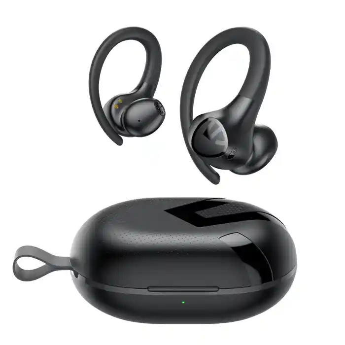SoundPEATS Wings 2 Sports Over-Ear Wireless Earbuds Headphones Bluetooth 5.3 Waterproof Sports Over-Ear Hooks Earphones with Touch App Control 30Hours